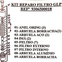 Reparo Filtro Hyundai Genérico