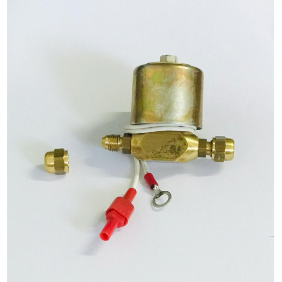 Eletroválvula Gasolina C/ Entrada P/ Tubo de Cobre 