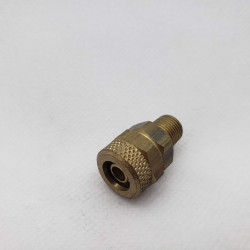 Emenda Reta 1/8 NPT x Rosca 1/4 x 1,25 