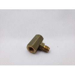 T Latão M10 x M10 Interno x M10 Externo