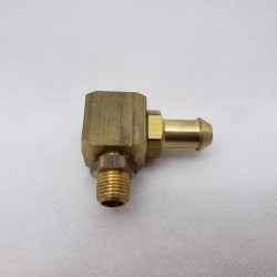Cotovelo Latão 90º BM 3/8 Liso x Rosca M10