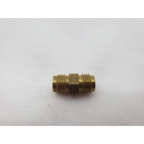 Emenda Latão Rosca 1/2 UNF 1022 x Rosca 1/2 UNF 1022